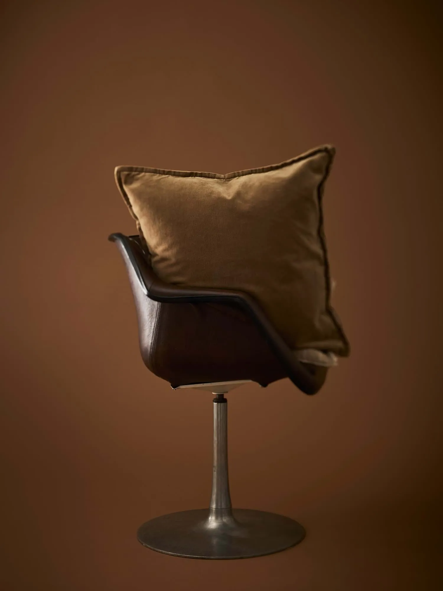 Gabrielle cushion cover, Brown, 50x50 cm Tell Me More