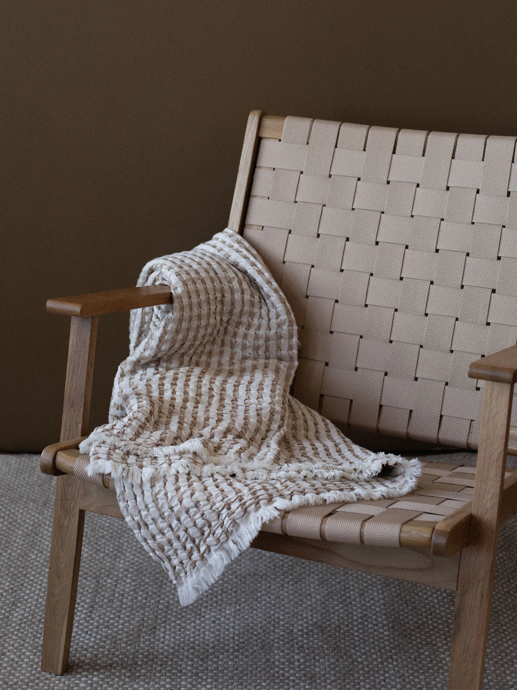 Gilbert throw 140x200 cm, Beige Tell Me More