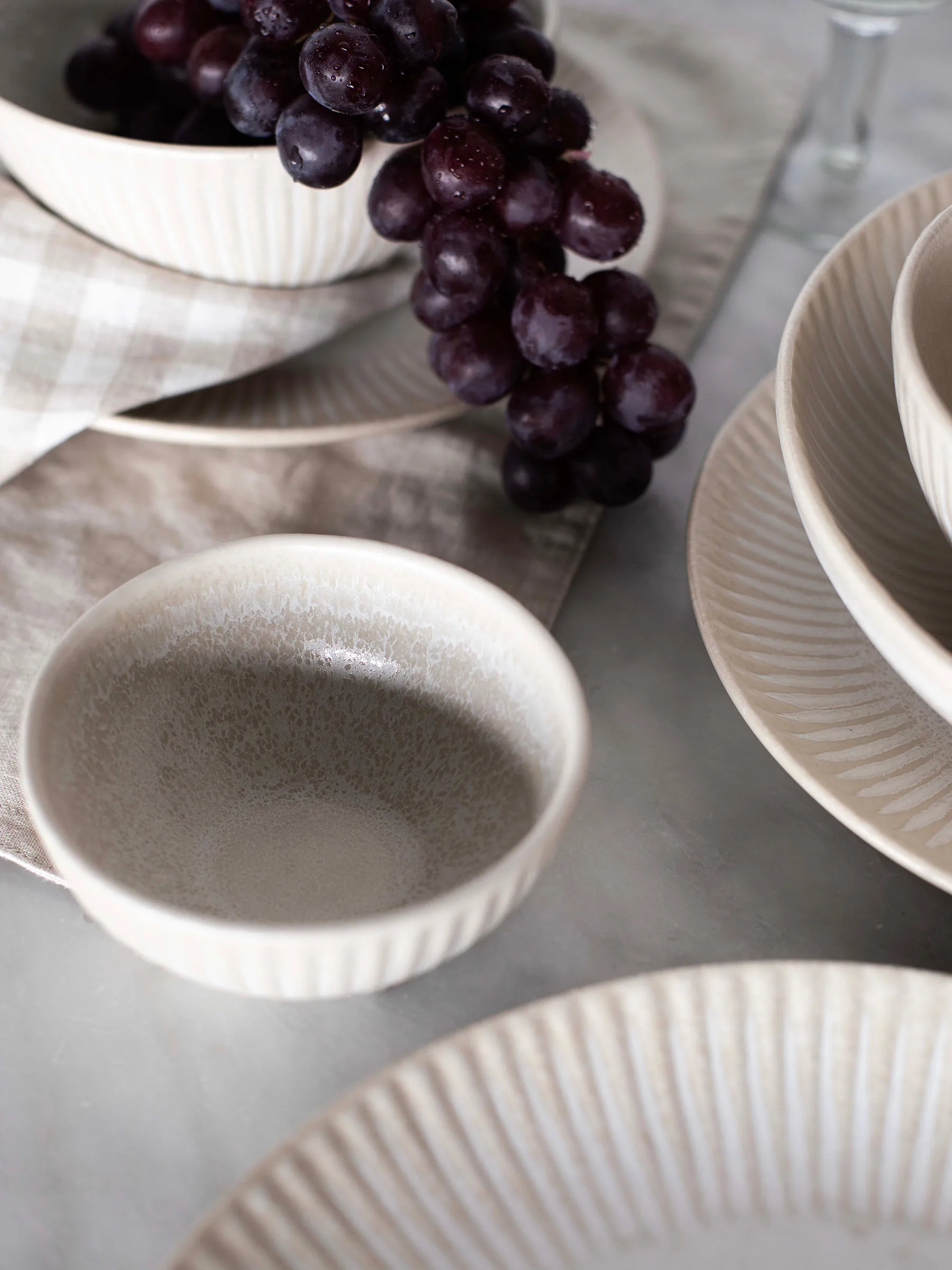 Granada bowl mini Ø11 cm, Creme white-beige Tell Me More