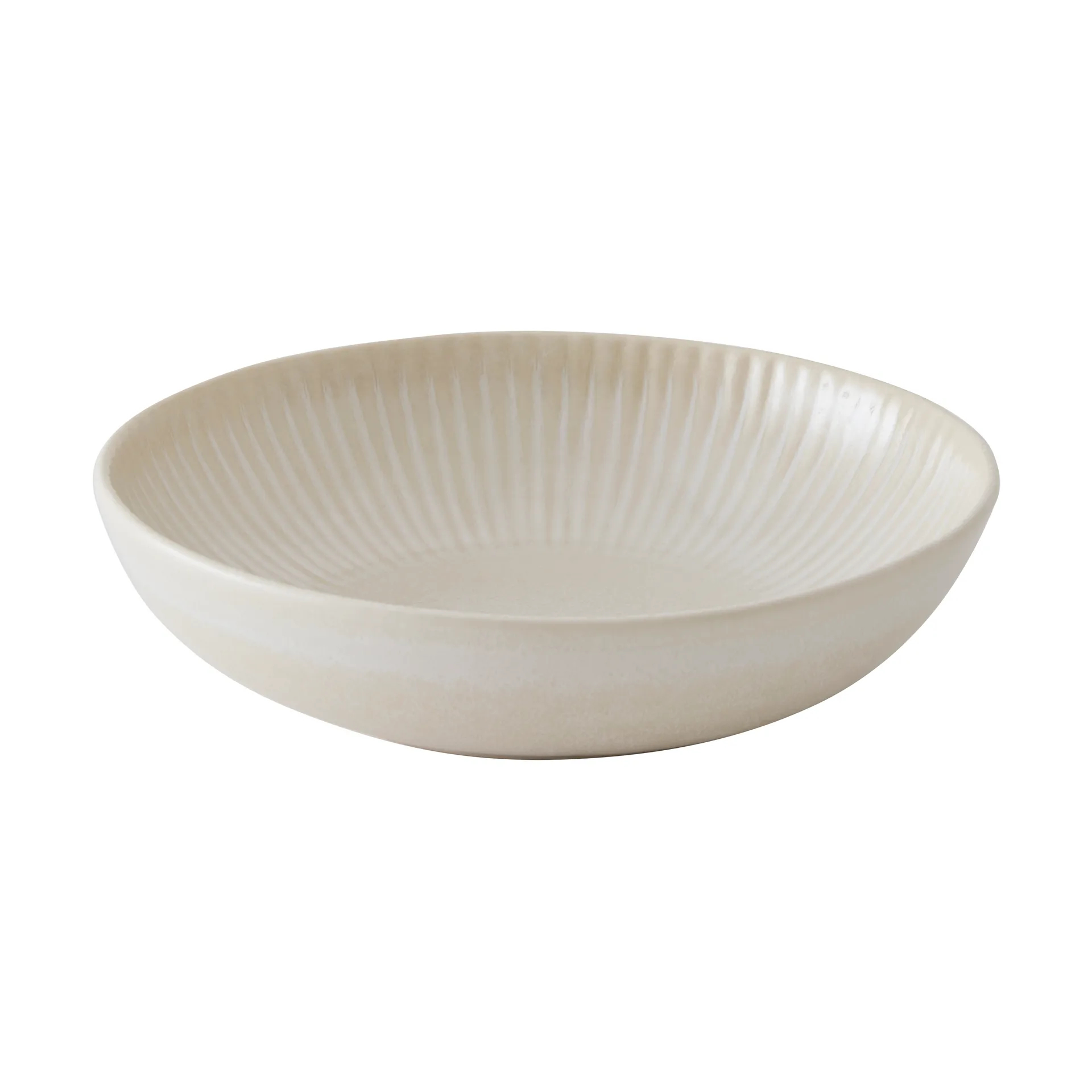 Granada deep plate Ø22 cm, Cream white-beige Tell Me More