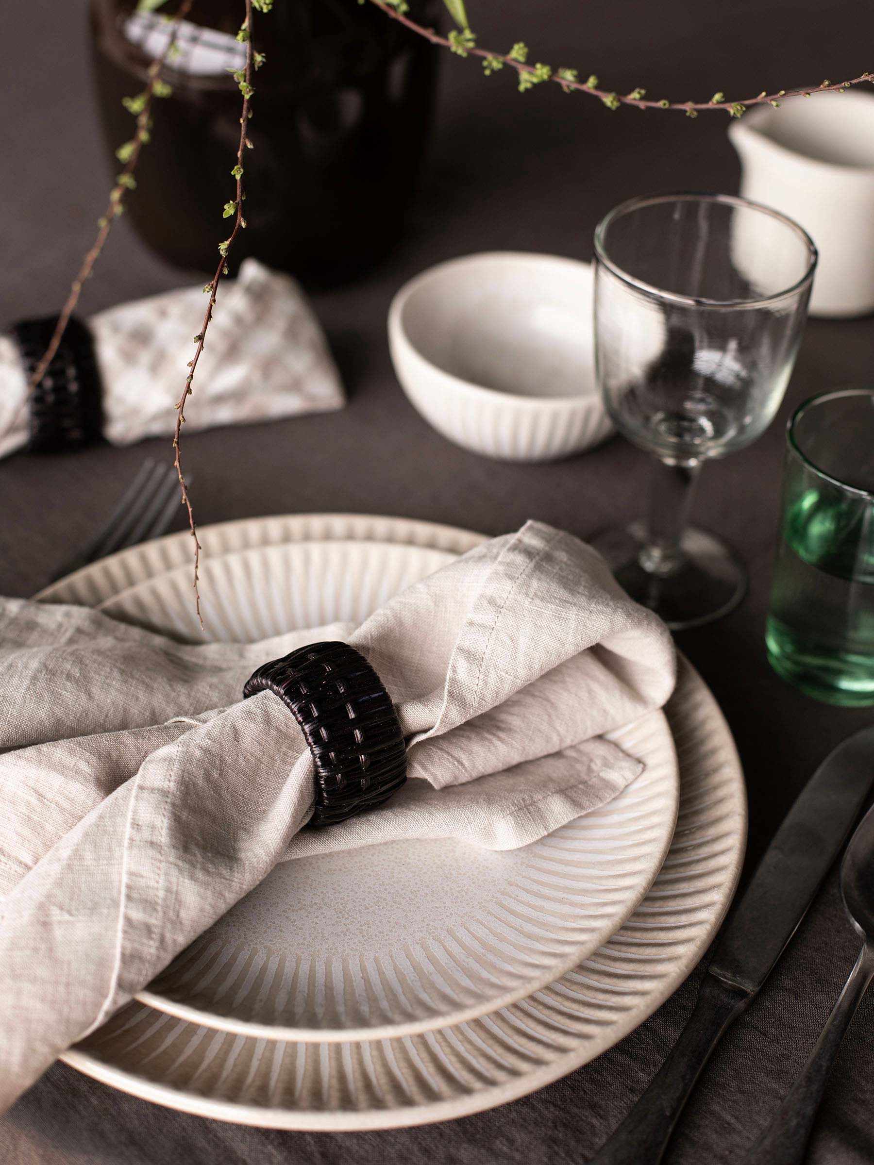 Granada plate Ø22 cm, Cream white-beige Tell Me More