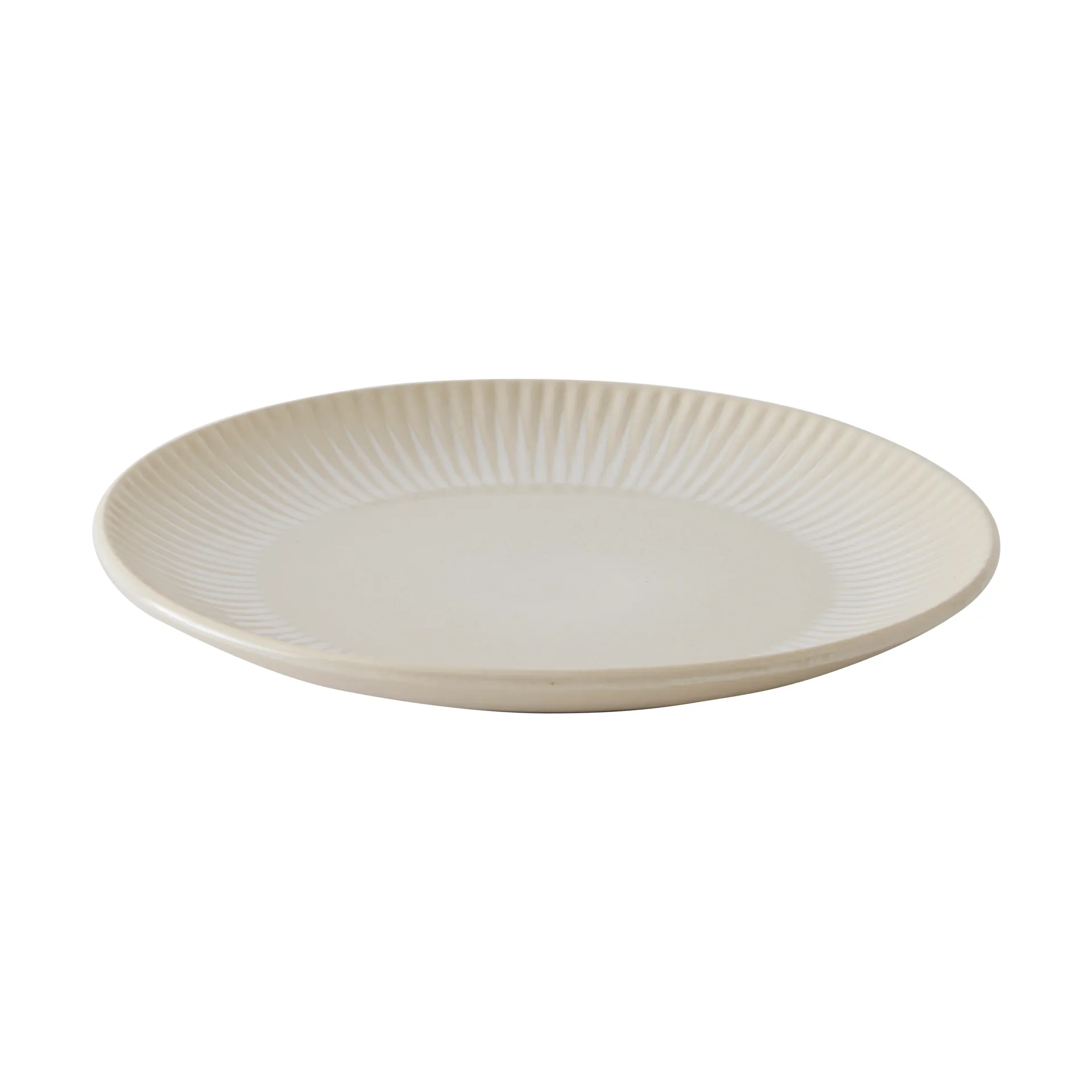 Granada plate Ø26.5 cm, Cream white-beige Tell Me More