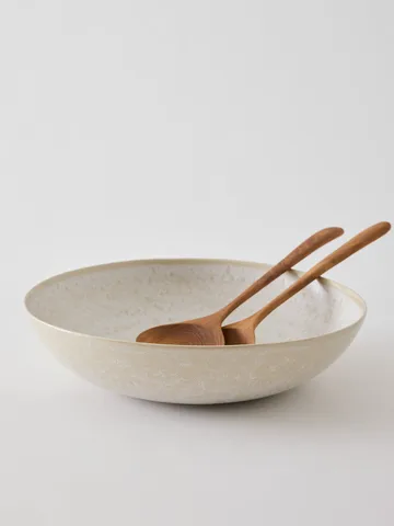 Granada salad bowl - Cream, Ø30x7.5 cm - Tell Me More