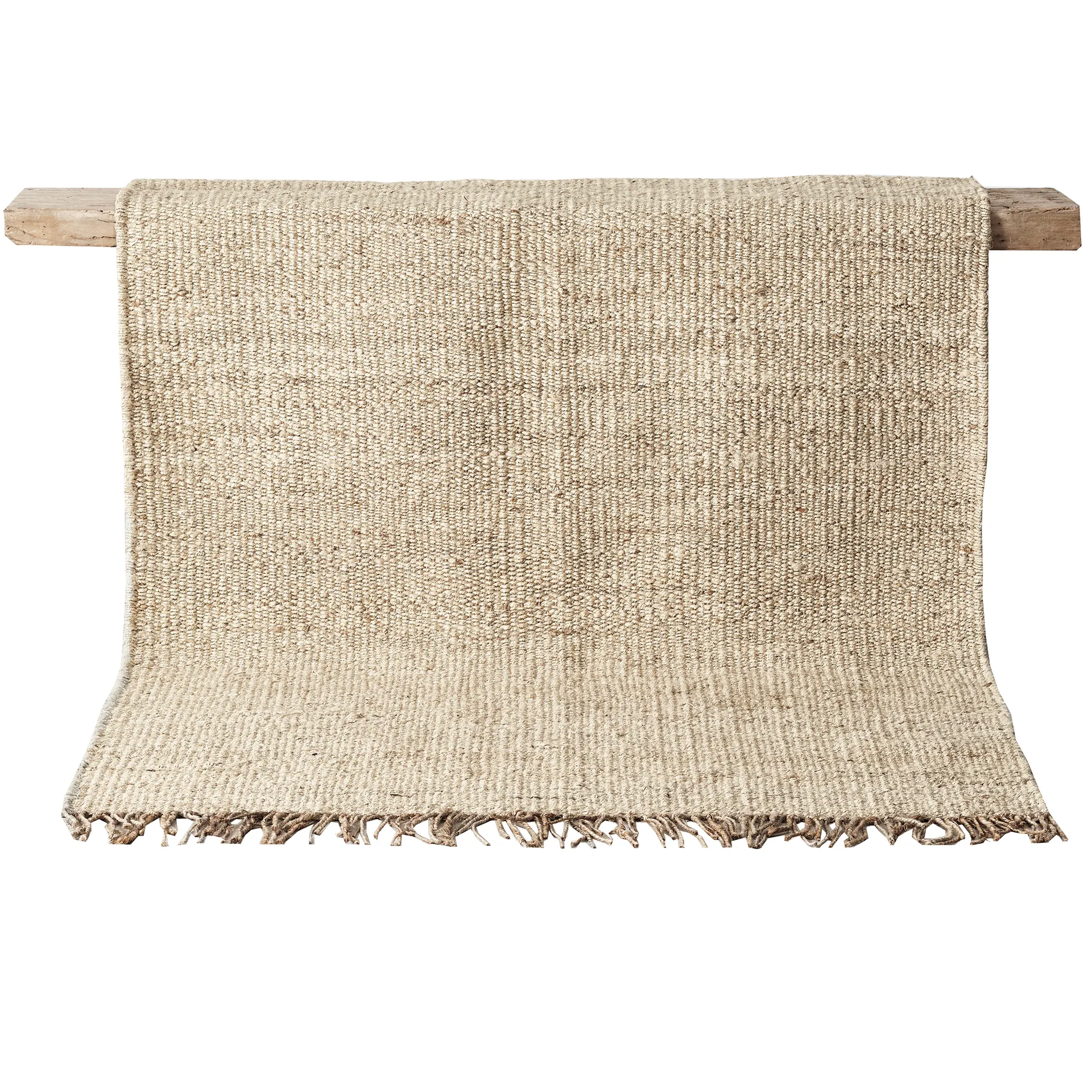 Hemp rug bleached (beige), 140x200 cm Tell Me More