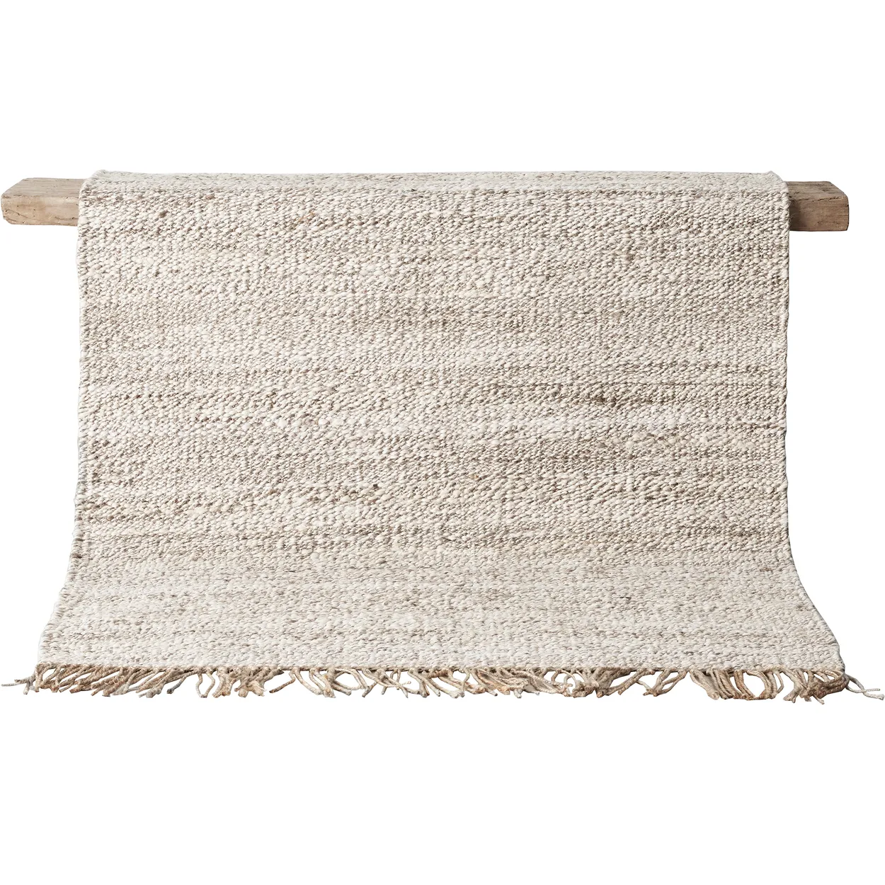 Tell Me More Hemp rug nature-white 200x300 cm | Scandinavian Design | Woven cotton rugs | Beige