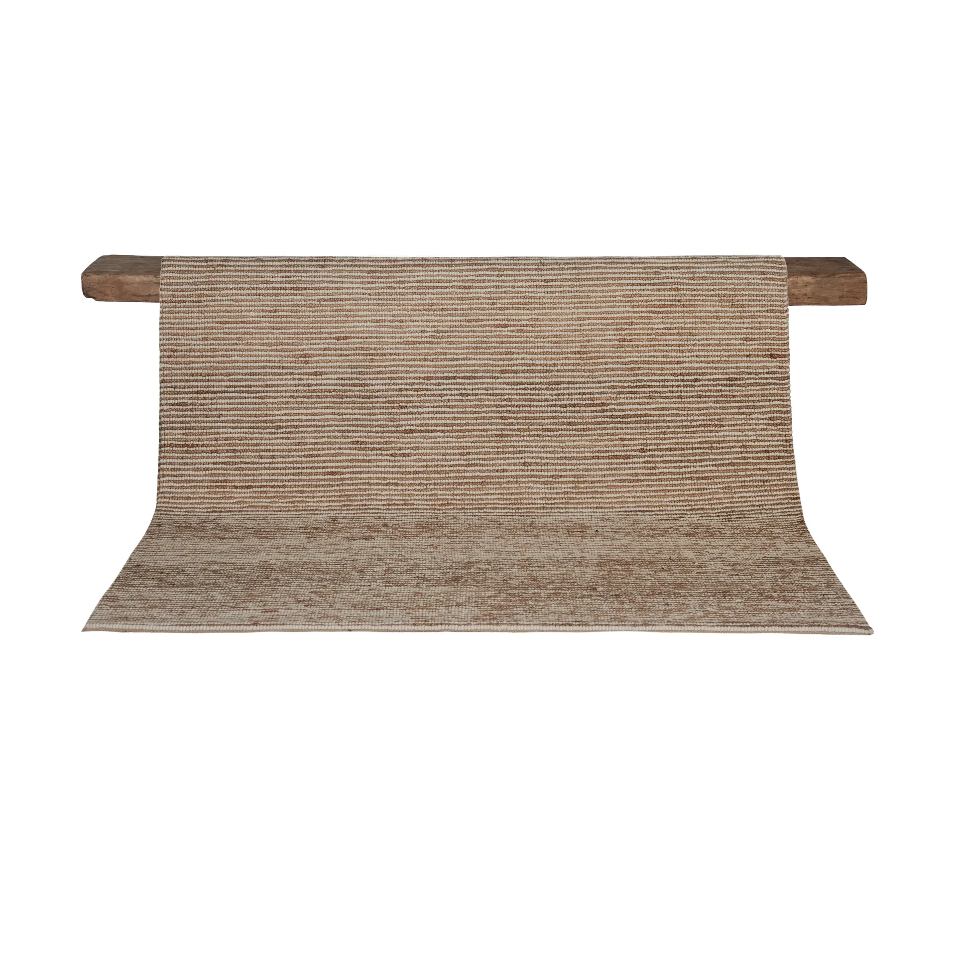 Hemp wool rug 170x240 cm, Stripe Tell Me More