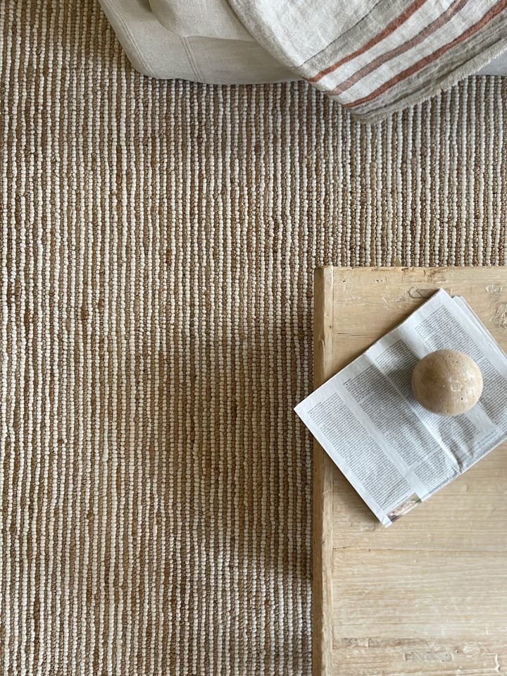 Hemp wool rug 200x300 cm - Stripe - Tell Me More