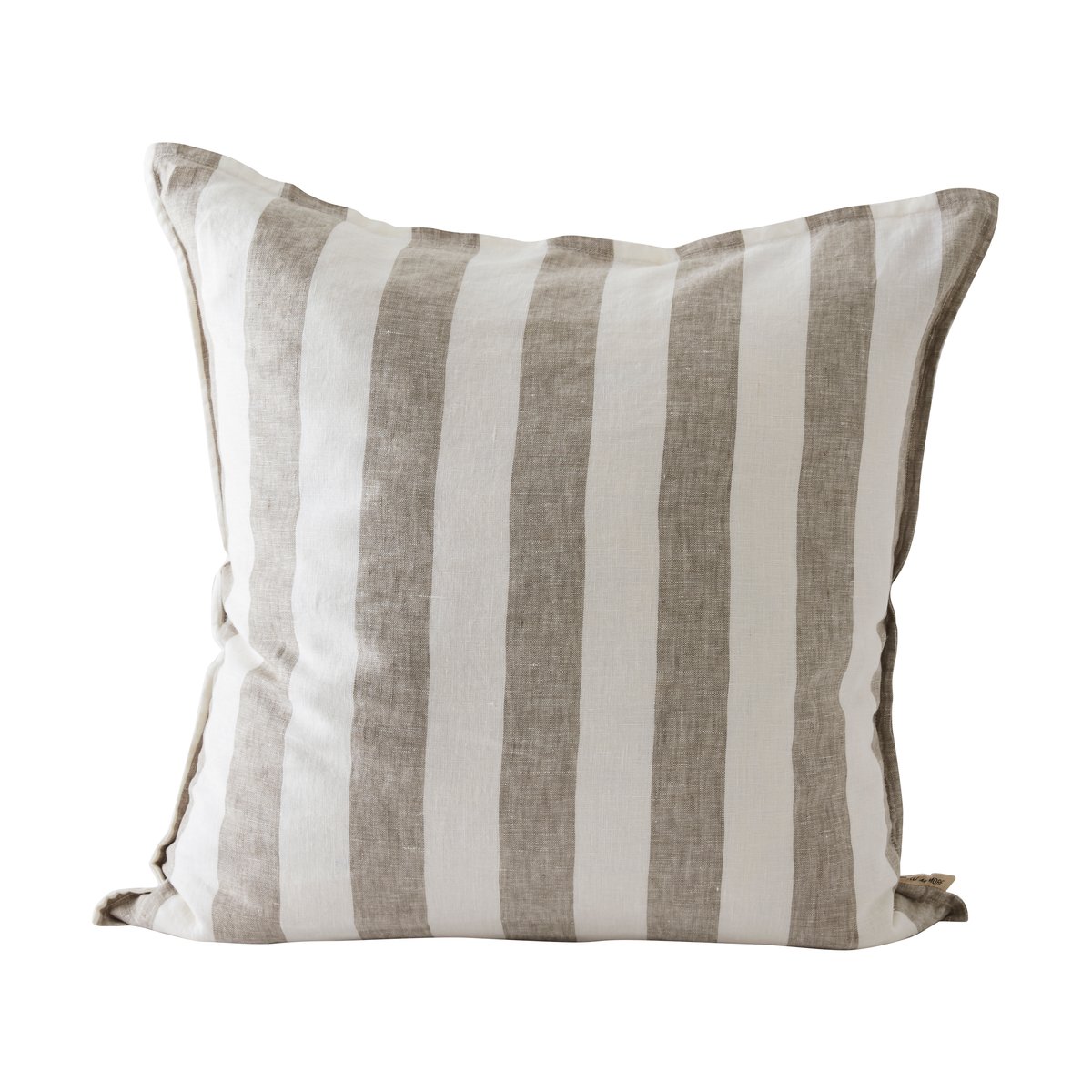 Tell Me More Holte pillowcase 50x50 cm Olive | Scandinavian Design | Cushion covers | White