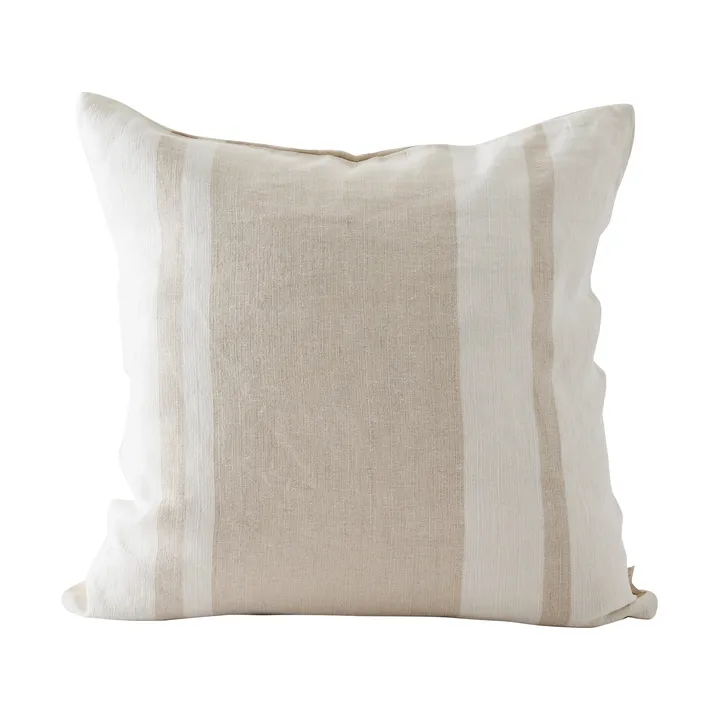 Jules cushion cover - Natural stripe, 50x50 cm - Tell Me More