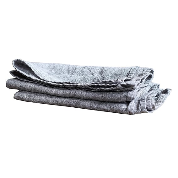 Julian napkin linen 42x42 cm - Grey - Tell Me More