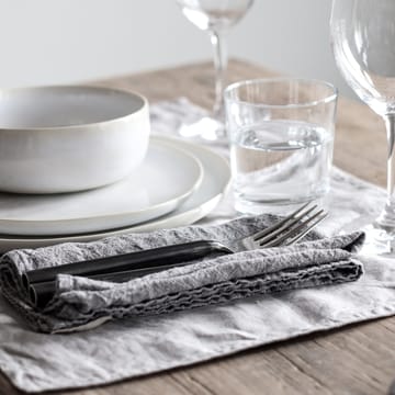 Julian napkin linen 42x42 cm - Grey - Tell Me More