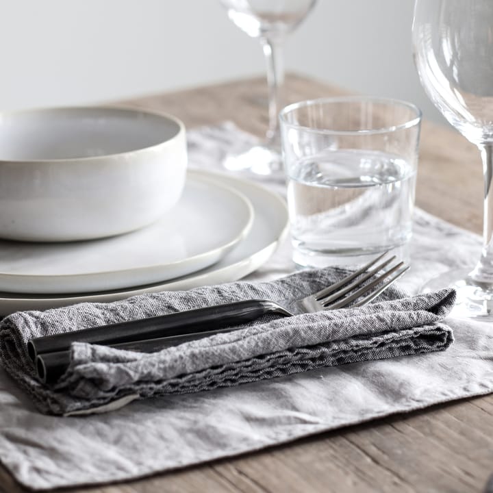 Julian napkin linen 42x42 cm, Grey Tell Me More