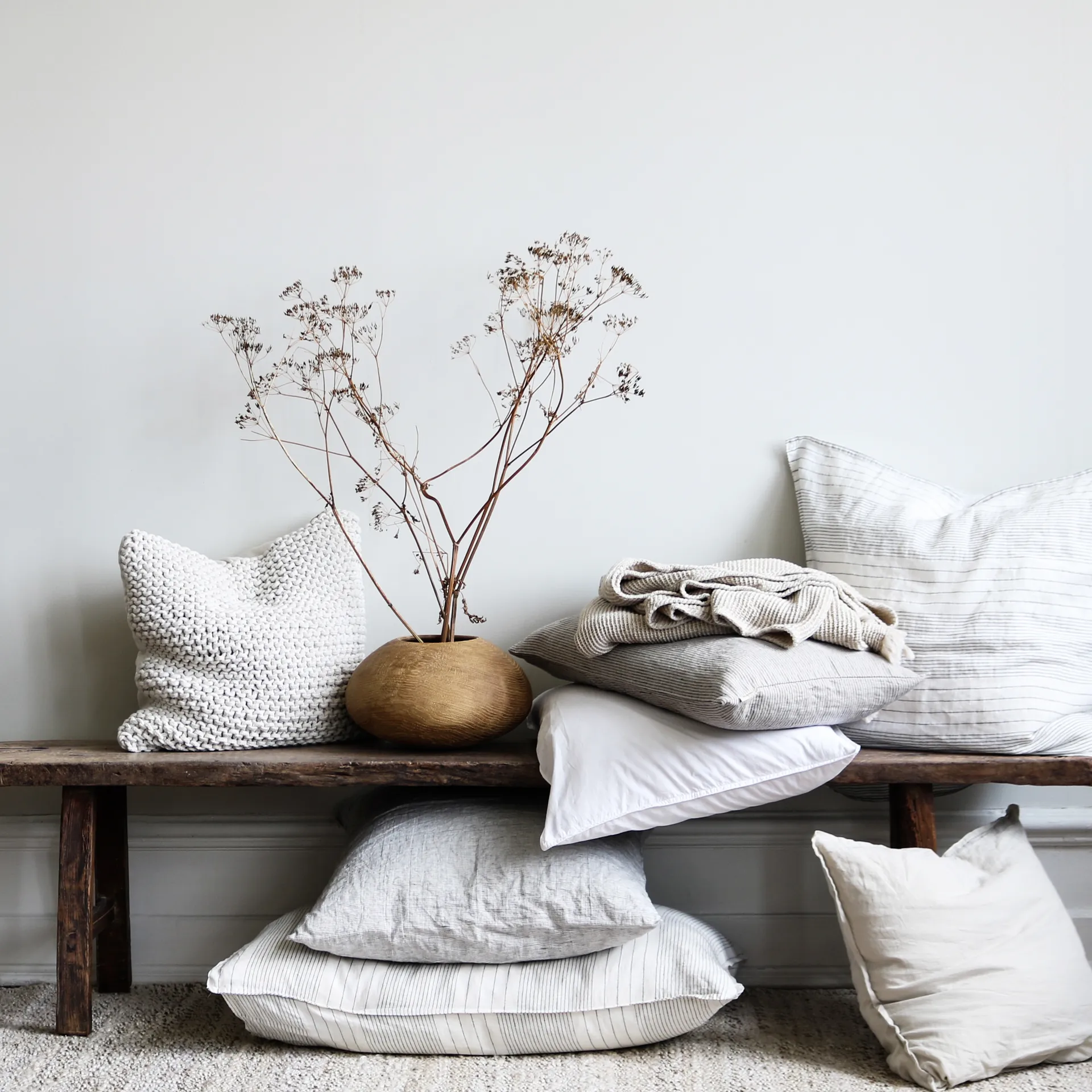 Klint pillowcase 40x60 cm, Beige-black Tell Me More