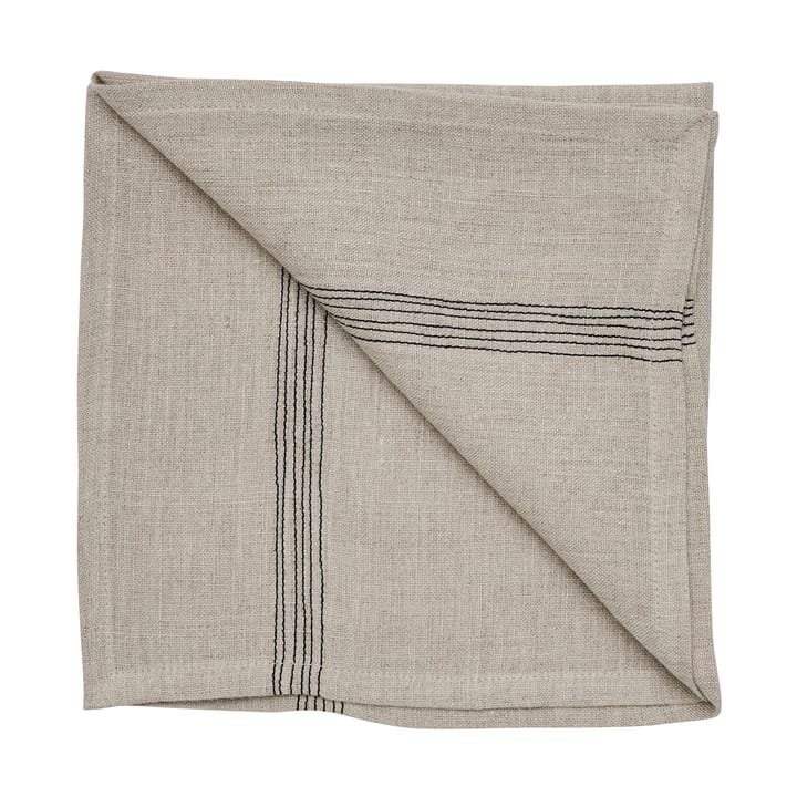 Livia linen napkin 45x45 cm - Beige - Tell Me More
