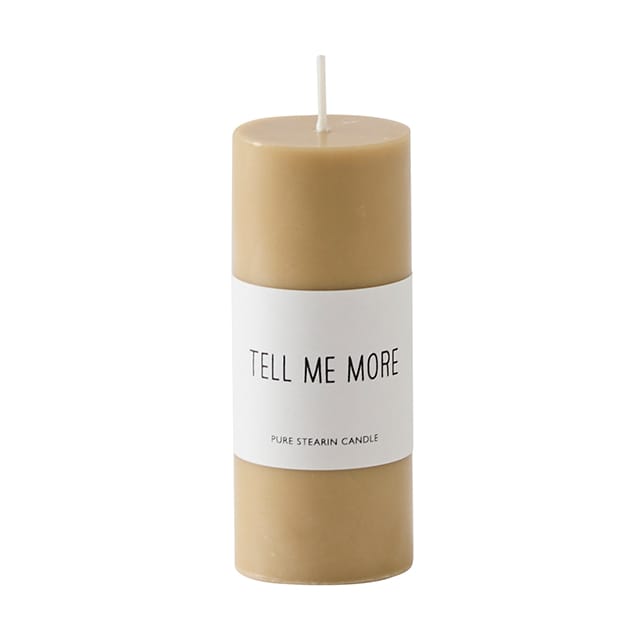 Luna scented candle - Honey, Ø4x10 cm - Tell Me More