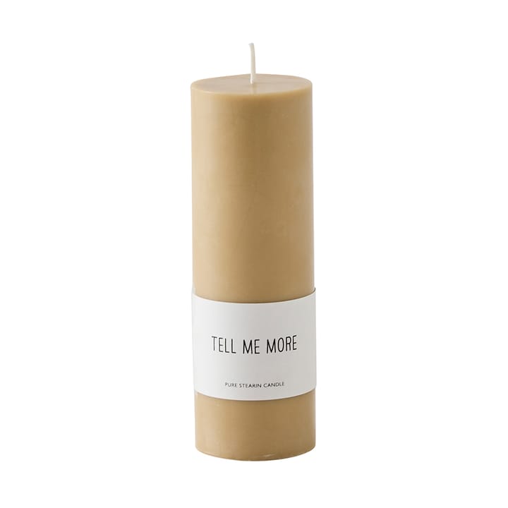 Luna scented candle - Honey, Ø5x15 cm - Tell Me More