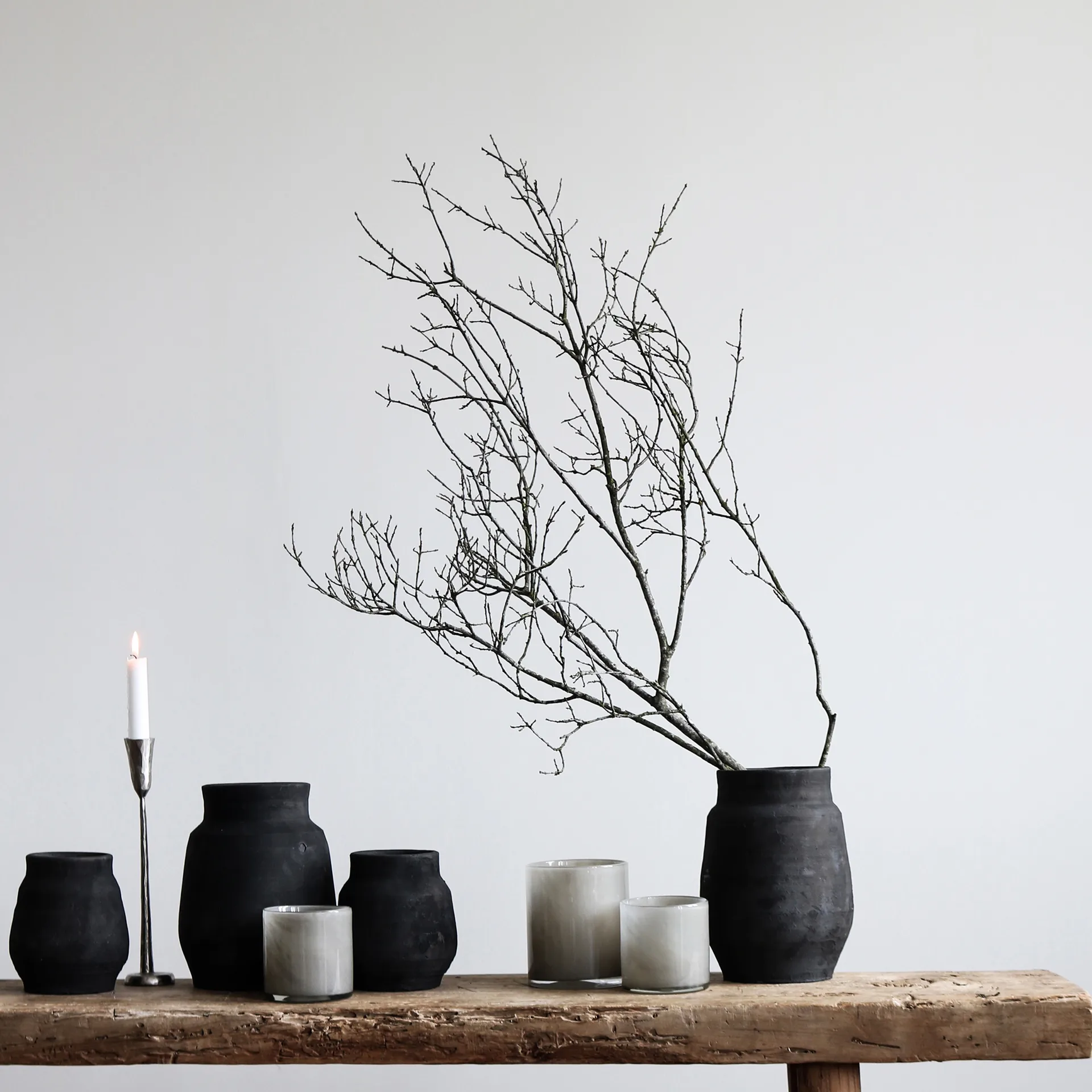 Lyric lantern M, Light grey Tell Me More