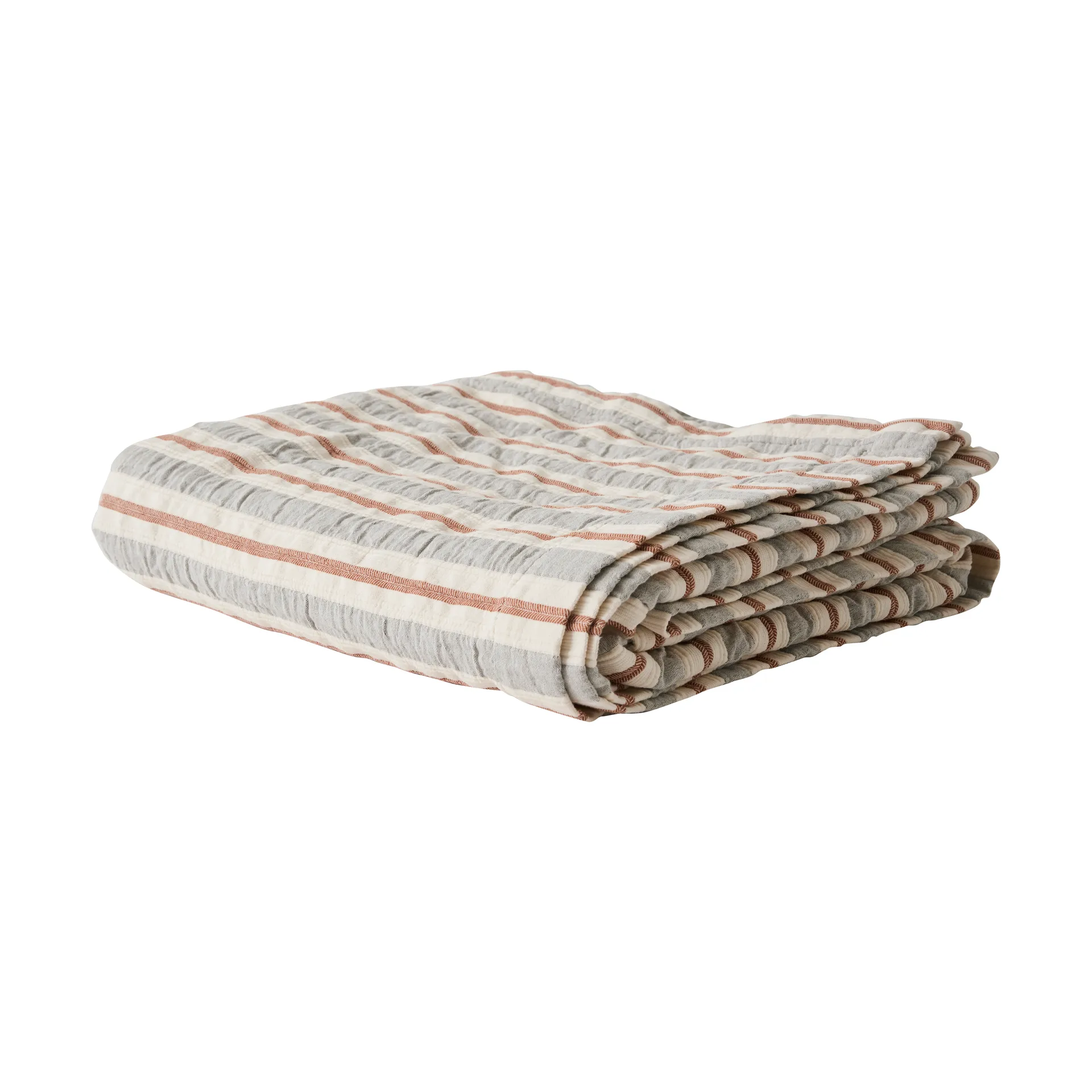 Malva bedspread 180x260 cm, Gray-rust red Tell Me More
