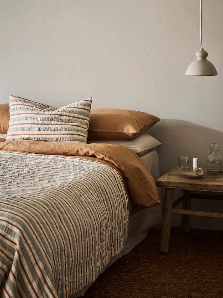 Malva cushion cover 40x60 cm, Gray-rust red Tell Me More