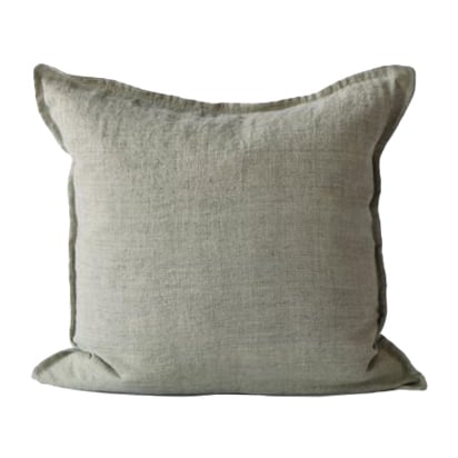 Tell Me More Marion pillowcase linen 50x50 cm Dune | Scandinavian Design | Cushion covers | Green