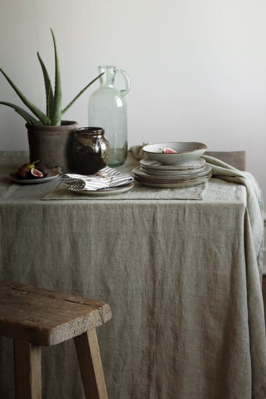 Marion tablecloth linen 145x270 cm - Dune - Tell Me More