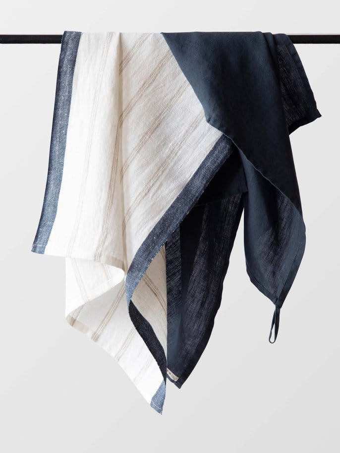 Maya kitchen towel 50x70 cm - Natural stripe - Tell Me More