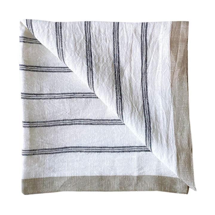Maya linen napkin 50x50 cm - Navy stripe - Tell Me More