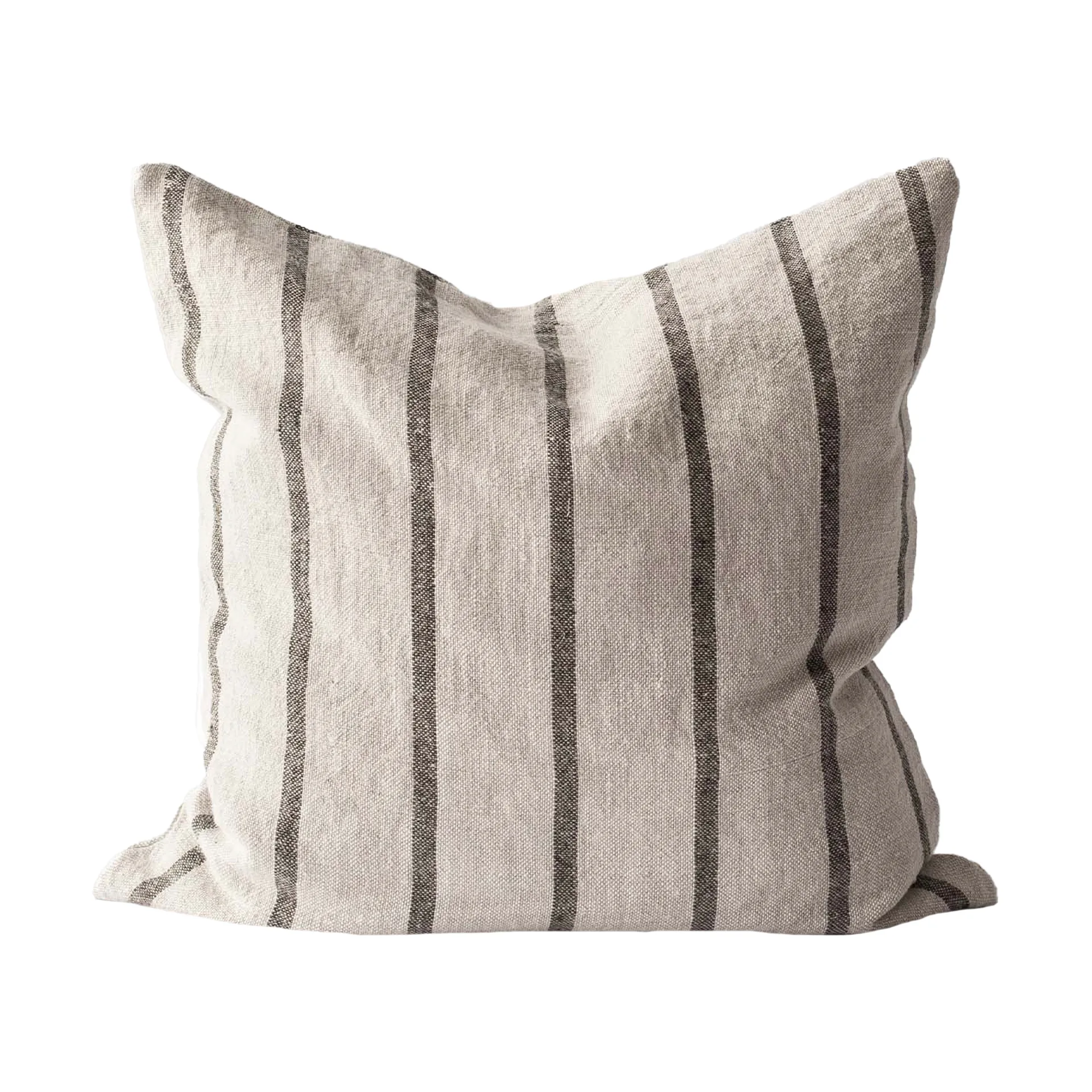 Melvin cushion cover 50x50 cm, Taupe stripe Tell Me More