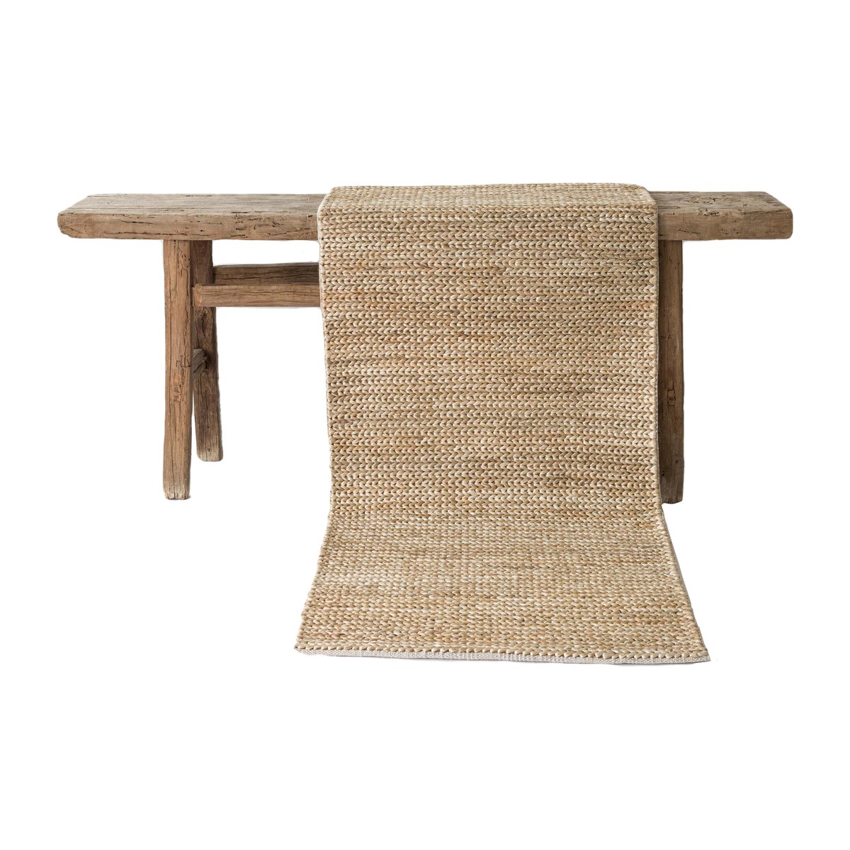 Tell Me More Mid knot hemp rug 80x200 cm Nature | Scandinavian Design | Jute & natural fibre rugs | Beige