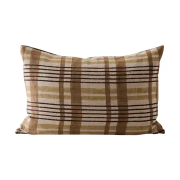 Nico cushion cover - Block print brown, 40x60 cm - Tell Me More
