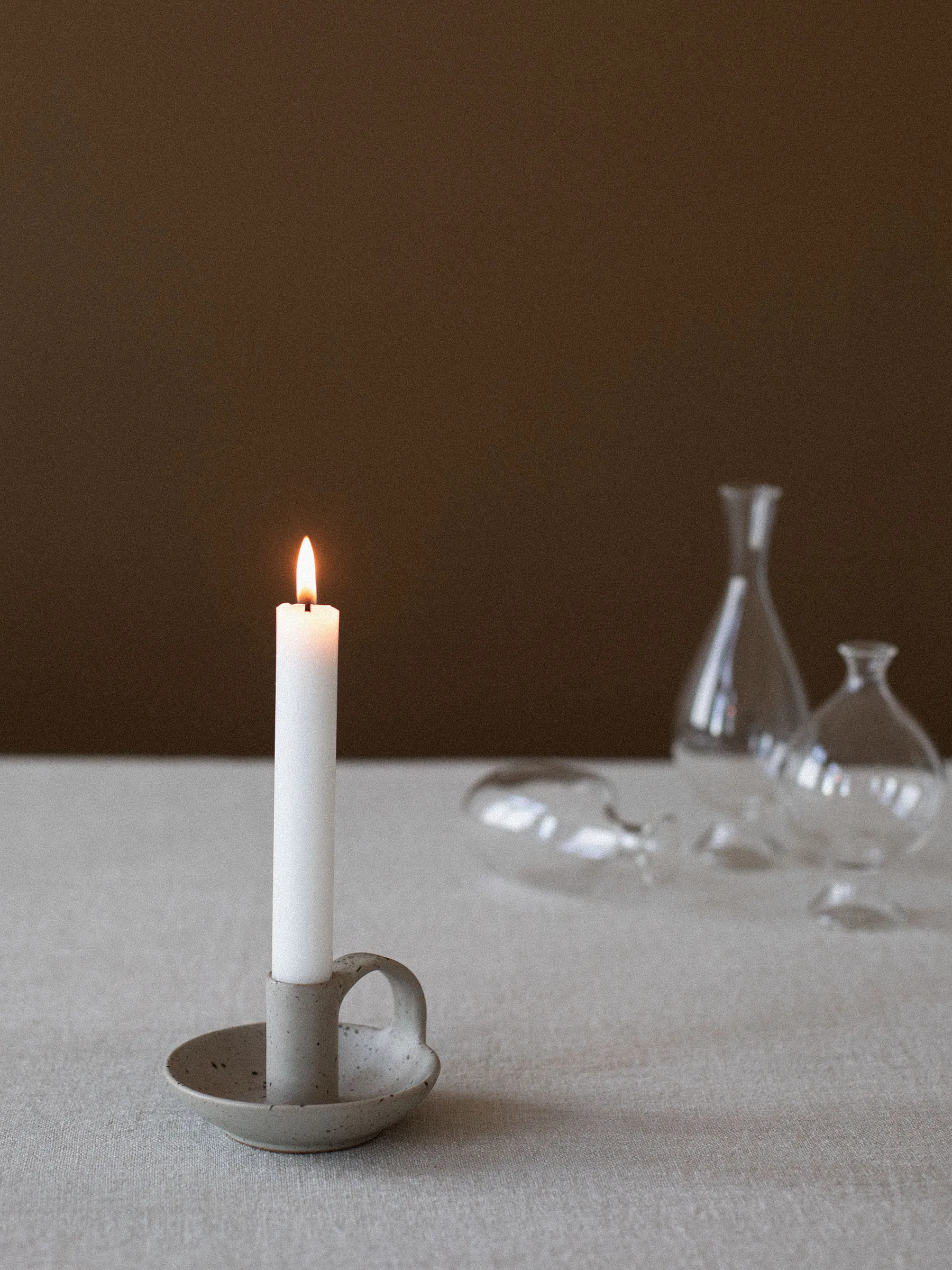 Nimo candlestick, Beige Tell Me More