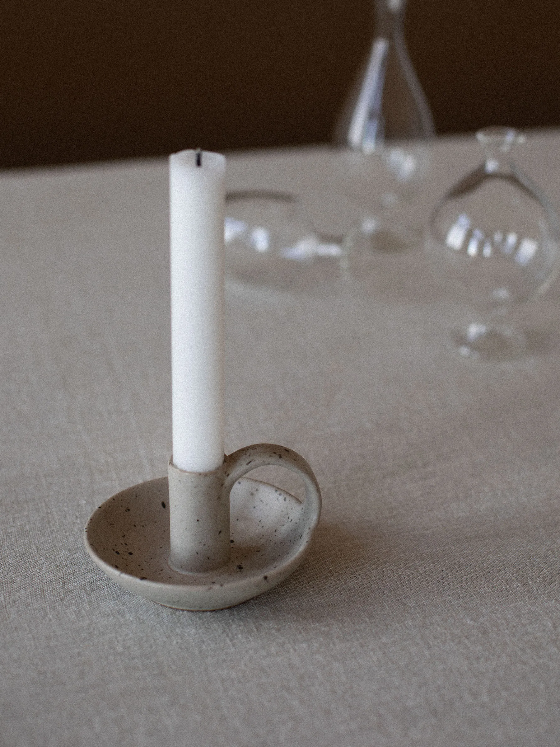 Nimo candlestick, Beige Tell Me More