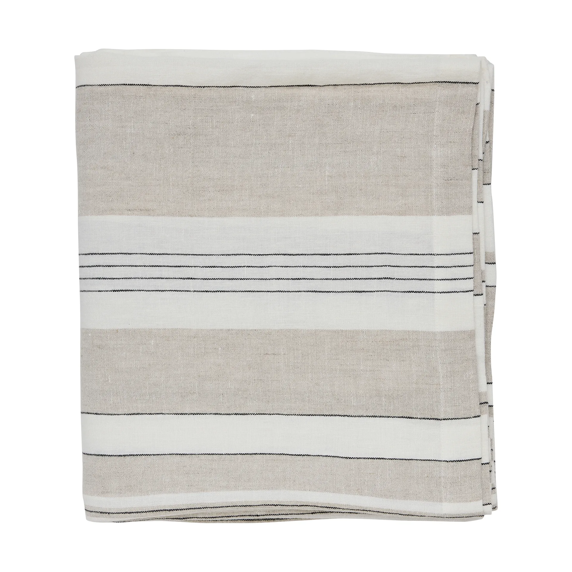 Noah tablecloth, Beige stripe, 145x330 cm Tell Me More