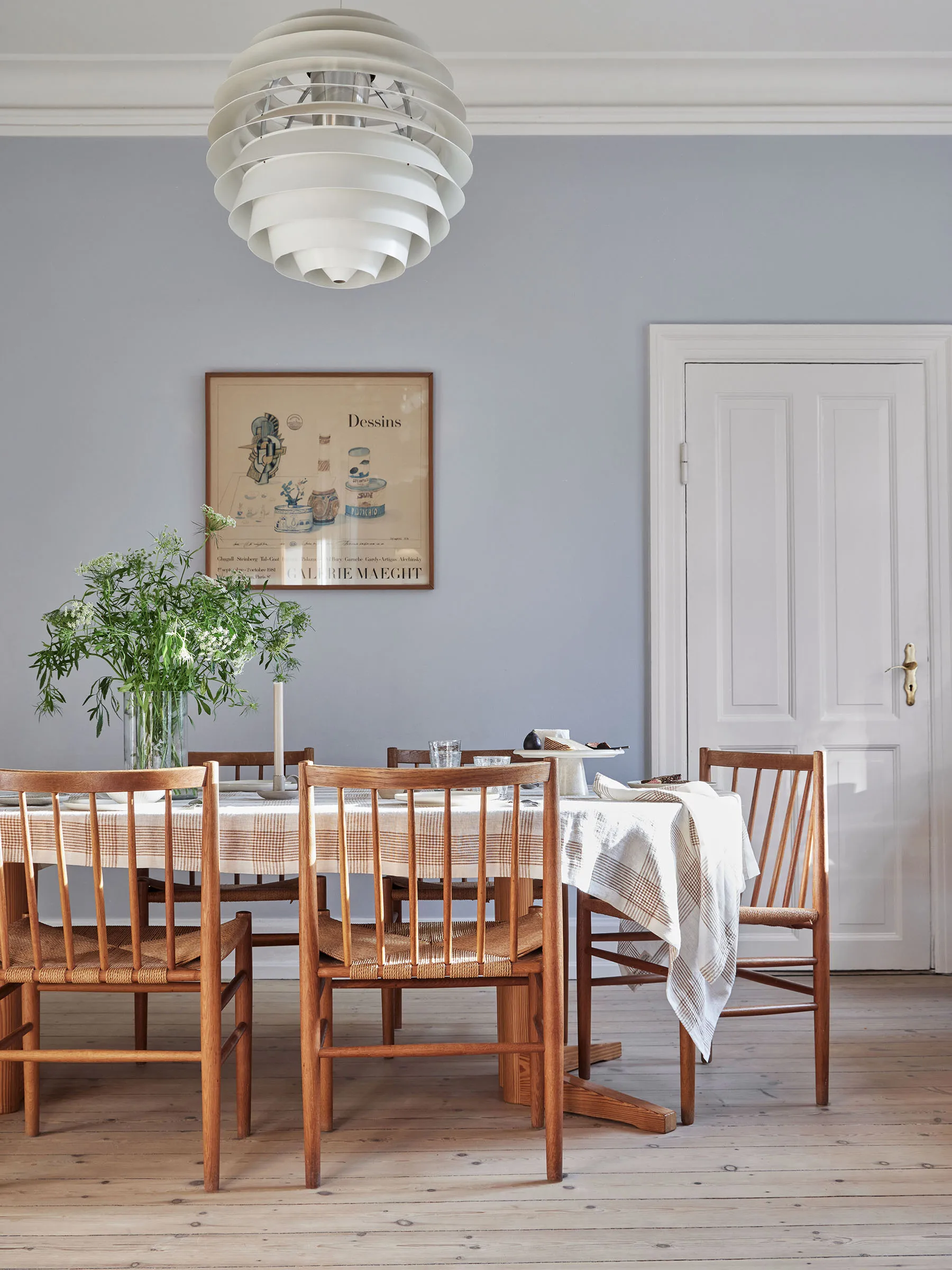 Odette tablecloth, Brown, 145x330 cm Tell Me More