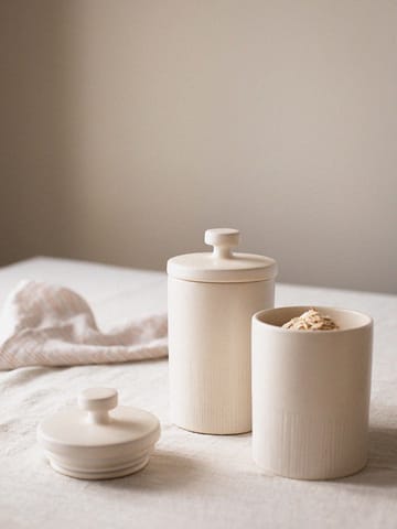 Palermo jar with lid - Offwhite, medium 1.1 L - Tell Me More
