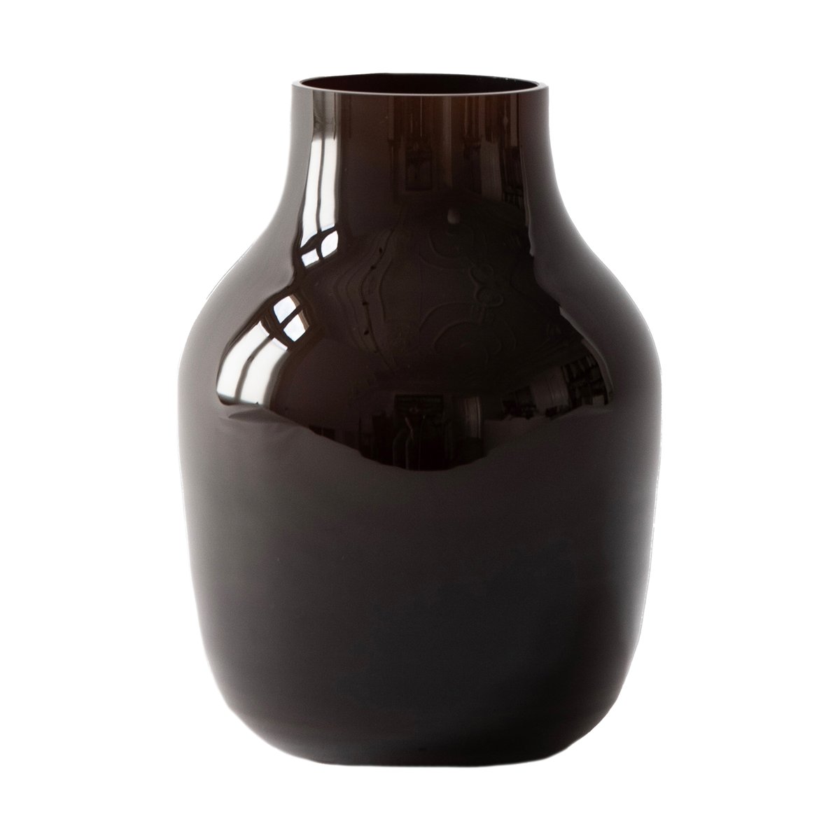Tell Me More Paloma vase medium 21 cm Dark brown | Scandinavian Design | Vases | Brown