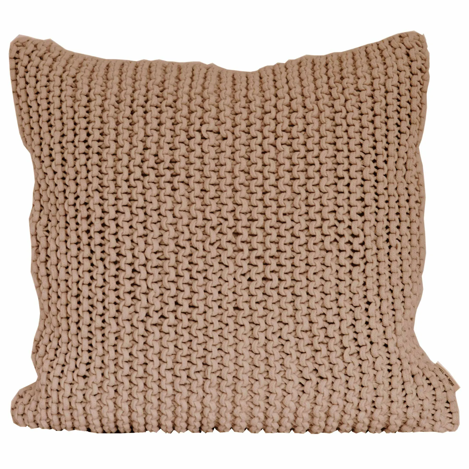 Rope cushion cover 50x50 cm, Chestnut Tell Me More