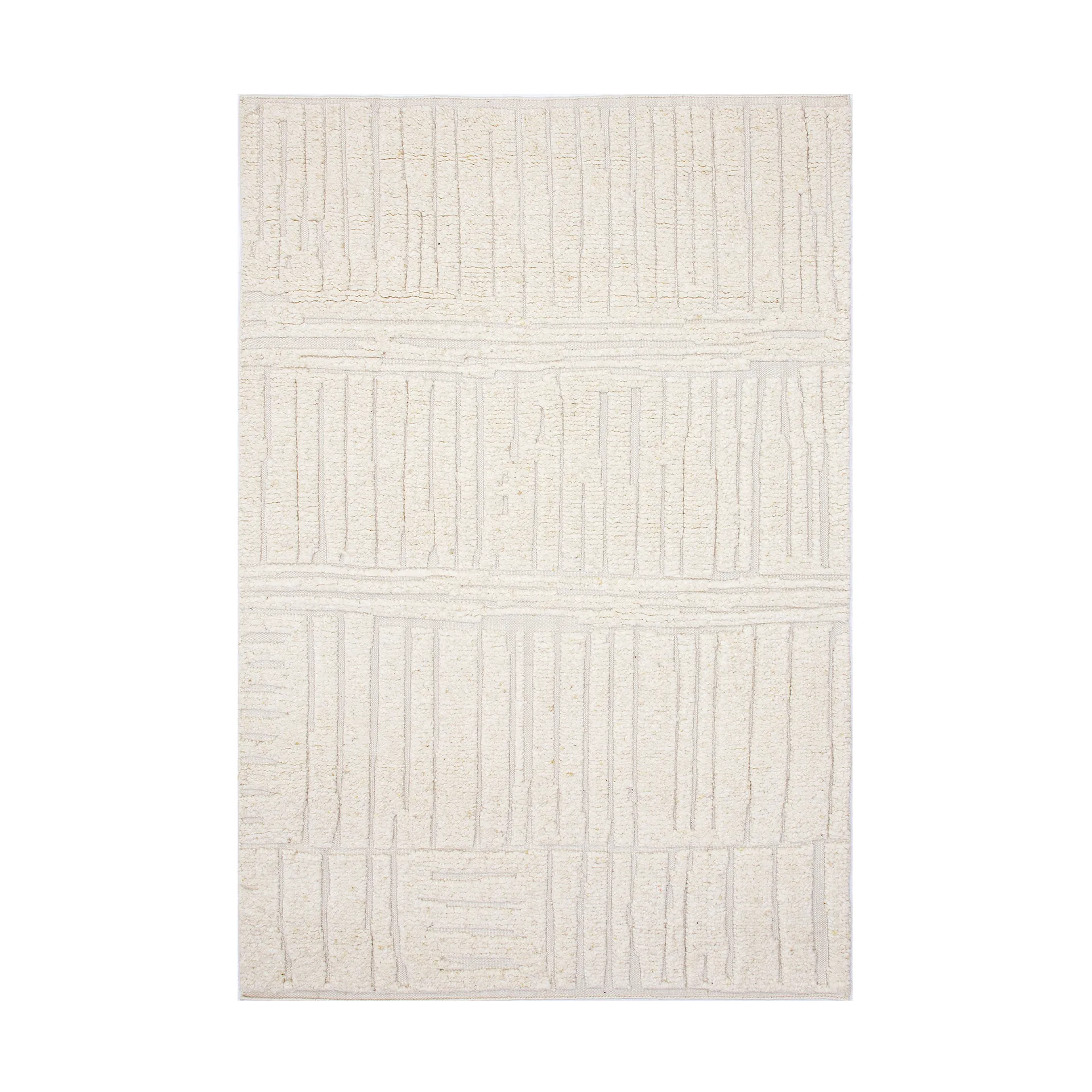 Sandnes wool rug, White, 170x240 cm Tell Me More