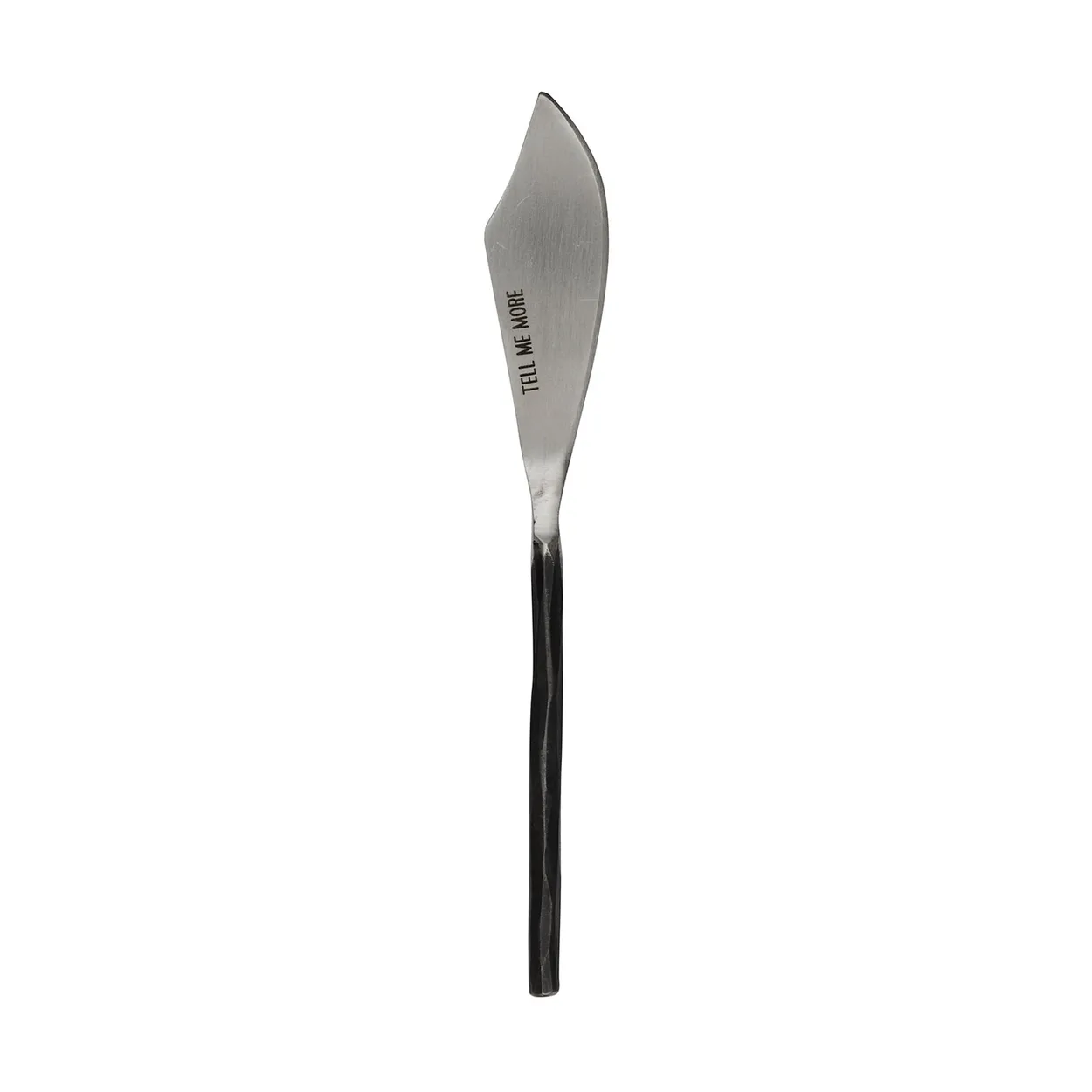 Tell Me More Steel cheese knife small Unpolished steel