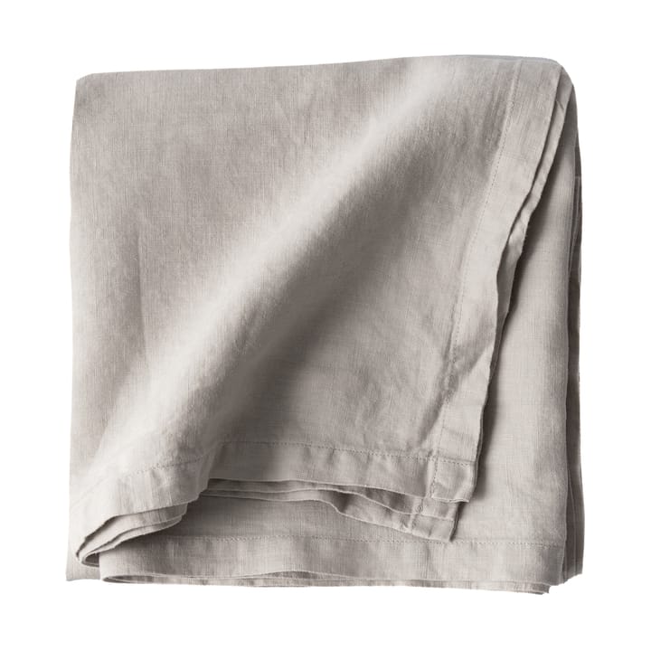 Tablecloth linen 175x175 cm - Warm grey - Tell Me More
