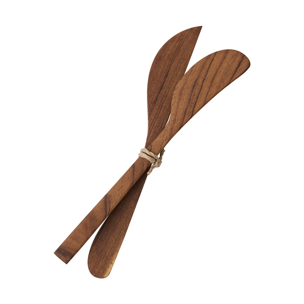 Tell Me More Teak butter knife 2-pack Brown | Scandinavian Design | Butter knives | Brown