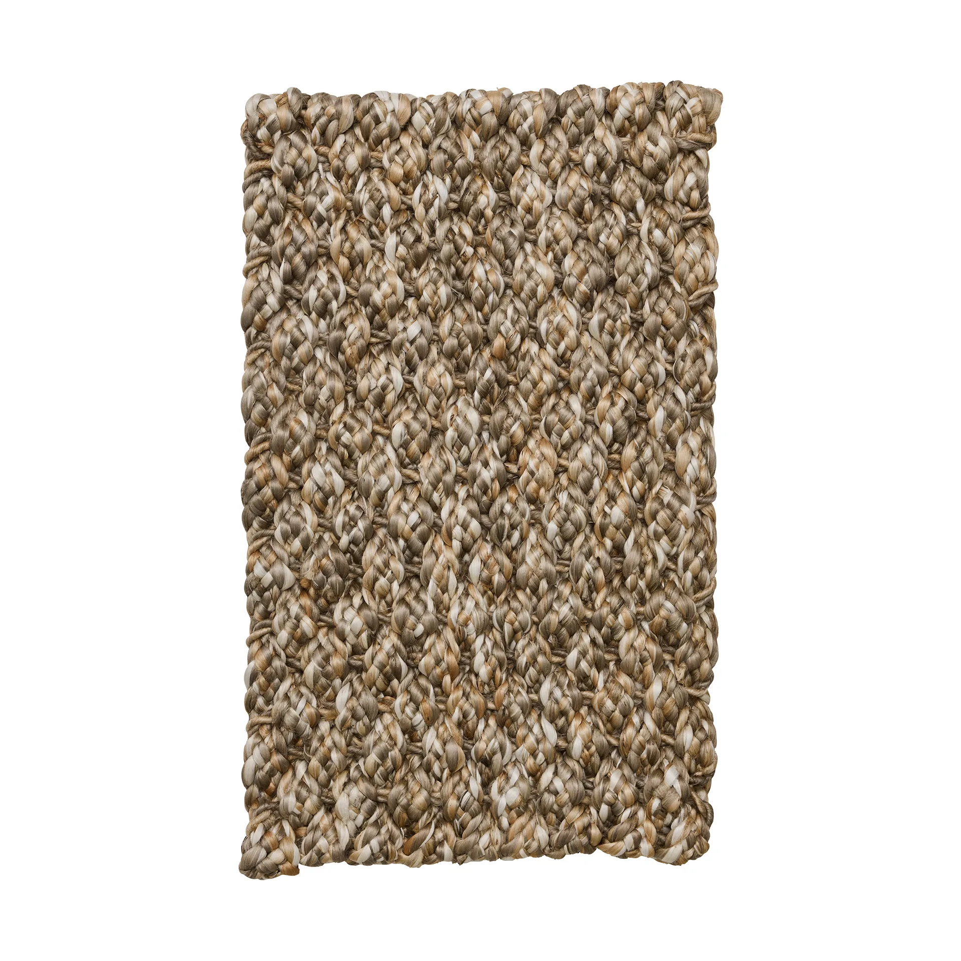 Tell Me More Braided jute doormat 45x75 cm, Multi Tell Me More