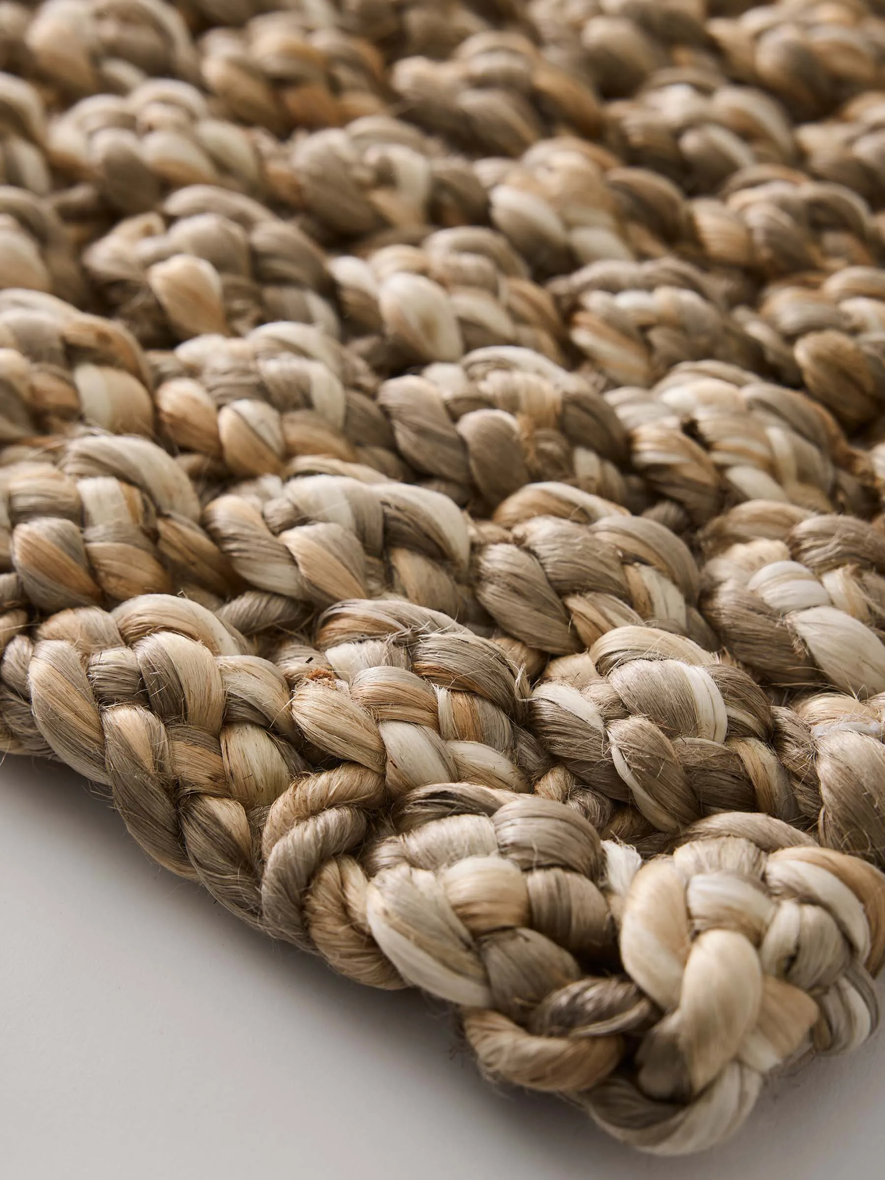 Tell Me More Braided jute doormat 45x75 cm, Multi Tell Me More