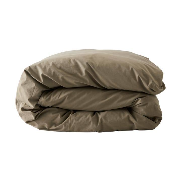 Tell Me More duvet cover cotton - Olive, 220x220 cm - Tell Me More