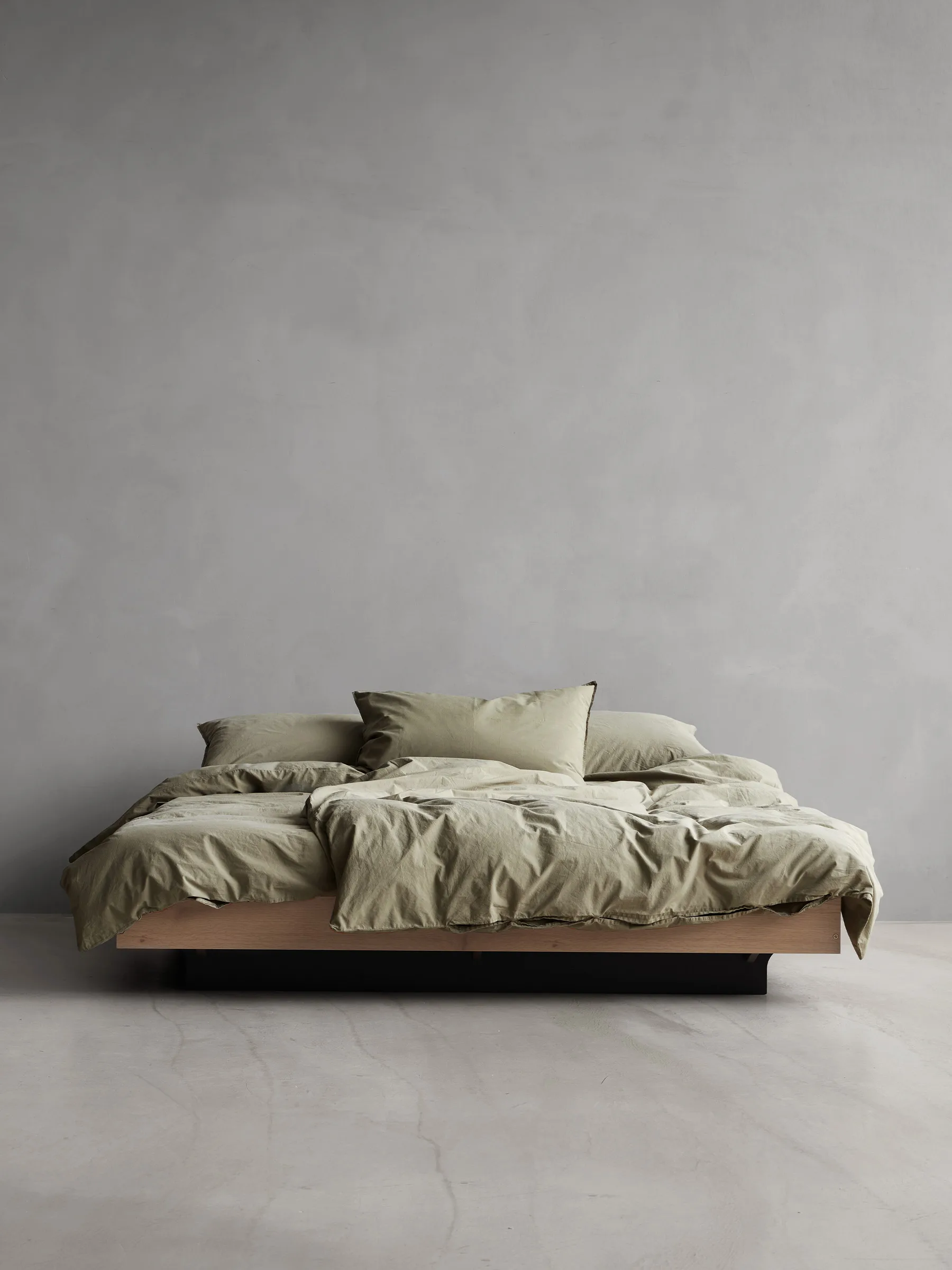Tell Me More duvet cover cotton, Olive, 240x220 cm Tell Me More