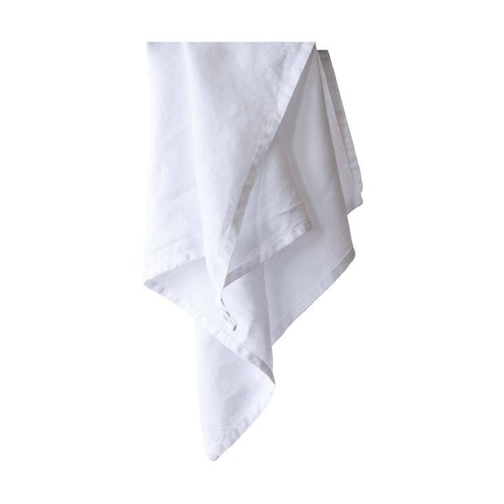 Tell me more kitchen towel linen 50x70 cm - Bleached white - Tell Me More