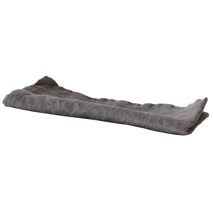 Tell me more kitchen towel linen 50x70 cm, Dark grey Tell Me More