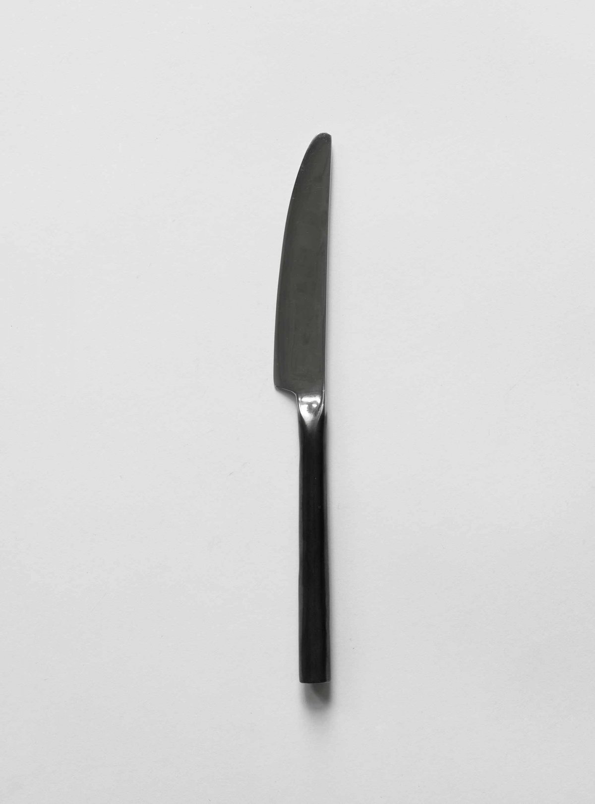 Tell Me More knife 23 cm Unpolished steel | Scandinavian Design | Table cutlery | Silver-coloured
