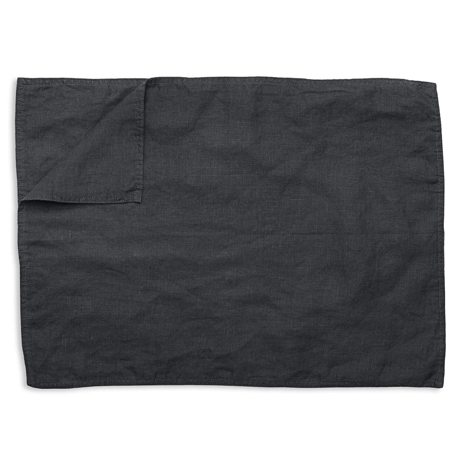 Tell Me More placemat linen 35x50 cm, Carbon Tell Me More