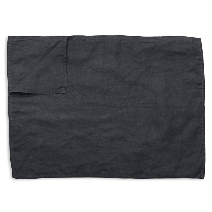 Tell Me More placemat linen 35x50 cm, Carbon Tell Me More